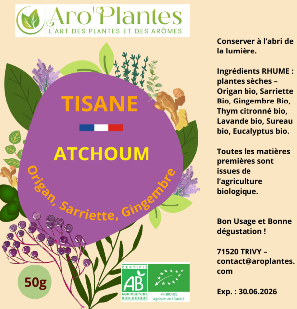 Tisane Atchoum BIO - 50g