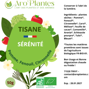 Tisane Sérénité Bio - 50g
