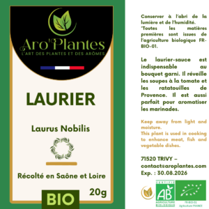Laurier séché BIO - 20g