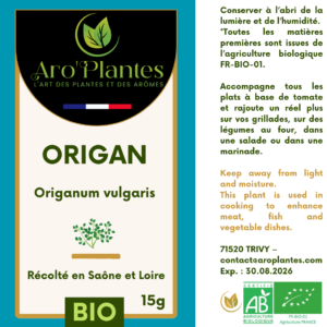 Origan séché BIO - 15g