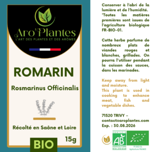 Romarin séché BIO - 15g