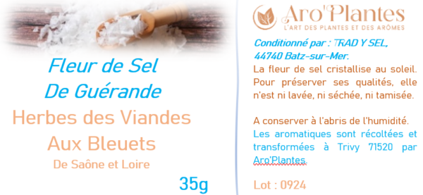 Sel de Guérande d'Herbe à Viande - 35g – Image 2