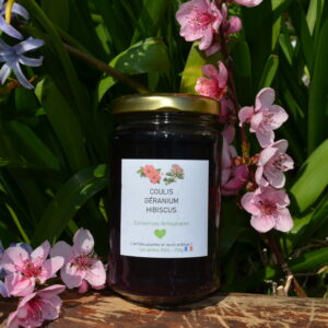 Coulis de Géranium-Hibiscus BIO - 250g