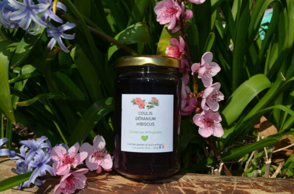 Coulis de Géranium-Hibiscus BIO - 250g